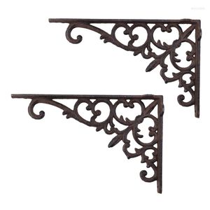 Hooks 2x Cast Iron Plant Hanger Flower Basket Hook For Inhoor utomhus Bird Feeder Lantern Planters Potts Wind Chimes