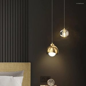 Lâmpadas pendentes biewalk a cabeceira moderna lustre de cristal ouro preto longa linha de led de led de nível interno de iluminação interior barro