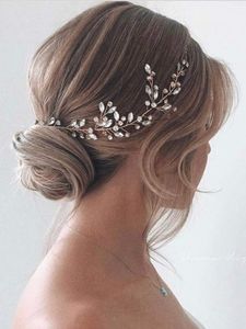 Silver Headbands Wedding Accessories Bridal Headwear Shiny Crystal Hair Comb Elegant Banquet For Women
