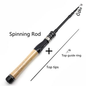 Spinning Rods 168cm 185cm Ultra light ul power Telescopic Fishing Rod Spinning Rod Lure Weight 15g Children beginners Catch small fish pole 221203