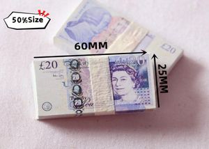 Лучший 3A размер фунт prop Money Copy Games uk founds gbp 100 50 заметок.