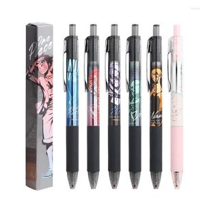 One Piece Gel Pen Quick Dry Black Ink 0.5MM Anime Cartoon Random Shipments Signing Stationery Student School Office Supplies
