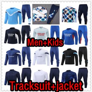 22 23 Soccer Tracksuits Sets TRACKSUIT jacket set tuta 2022 2023 men kids football kit chandal futbol survetement TRAINING suit soccer jersey