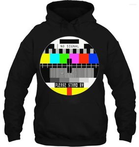 Erkek Hoodies Erkek Hoodie Kadın Kazak TV Sinyal Tees Top