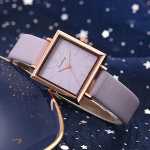 HBP Watch Женские модные повседневные кожаные ремешки просты