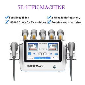 7M HZ 7D HIFU body slimming 7 cartridges 210000 shots skin tightening focused ultrasound skin lifting lipolysis fat reduce non-invasive beauty instrument