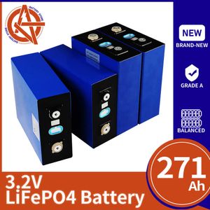 Ny 3.2V 1/4/8/16/32 st 271AH LIFEPO4 Cell DIY 12V 24V Litiumjärnfosfatbatteripaket lämpligt för RV Electric Golf Cart