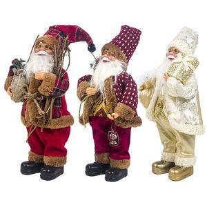 Decorative Objects Figurines Christmas Santa Doll Decoration Home Fabric Merry Decorations for Year supply 221203