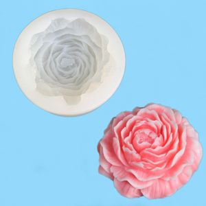 Peony Flower Silicone Fondant Forms For Sugar Cake Decorating Cupcake Topper Candy Chocolate Gum Paste Polymer Clay 1224317