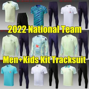 2022 Brasil World Cup Training Soccer Tracks Set Survetement Richarlison Neres Coutinho L Paqueta Pele Firmino Jogging Hoodies Brazils Men Kids Kit Polo Suit
