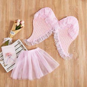 Girl Dresses Infant Baby Girls Cosplay Prop Bowknot Mesh Butterfly Wings Happy Birthday Party Decor Adjustable Shoulder Strap Kids Gift