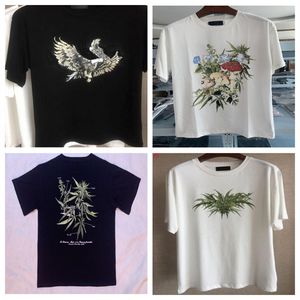 Fashion T-shirt Mens Polo-Shirts Femmes Designer Shirts Luxurys V￪tements Street Shorts Skull Animal Mod￨le Floral noir