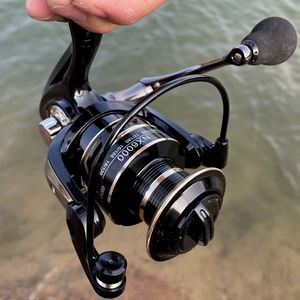 BAITCASTING REELS Högkvalitetsmetall Spole Saltwater 52 147 1 Höghastighetsrulle Vattentät lämplig för gädda fiske 20007000Sreies 221203