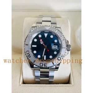Classic Mens Watch 40mm Ref.126622 Blue Dial Automatisk mekanisk rostfritt stål Platinum Oyster Armband Datum Sapphire Glass Men's Sport Wristwatch