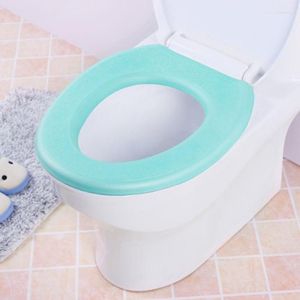 Toilet Seat Covers 1Pc EVA O Type Cover Cushion Sticker Bathroom Closestool Washable Waterproof Mat Pad