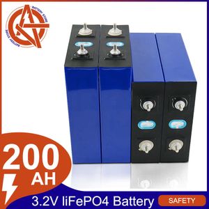 LIFEPO4 200AH 1/4/16PCS Lítio Fosfato de ferro profundo Bateria de Ciclo Solar 3.2V para RV Solar Armazenamento de Golfe Carrinho de Golfe