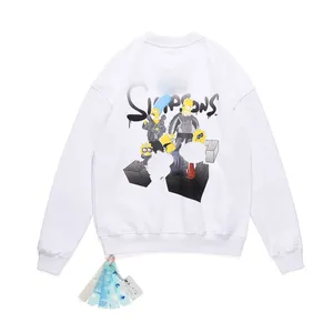 mens hoodies designer hoodie graffiti skeleton paragraph letters graffiti padded sweatshirt jacket sweaters hoody tech fleeces oversized hoodys European size