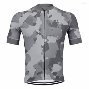 السترات السباق Bycicle Jerseys 2022 Summer Men Pro Club Short Sleeve Cycling Jersey Anti-Sweat Breadable Bike Camisa