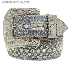 2022 Fashion Belts for Women Designer Mens Bb Simon rhinestone belt with bling rhinestones as gift baiying