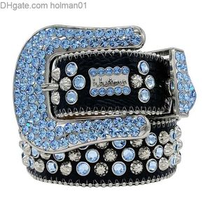 2023 디자이너 벨트 BB Simon 벨트 남성 여성 패션 반짝이는 다이아몬드 벨트 holman01