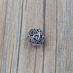 925 Sterling Silber Perlen-Charms, passend für europäische Pandora-Stile, Schmuck, Armbänder, Halsketten 798677C01 AnnaJewel