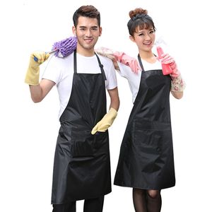 Förkläden Vattentät gummi Vinyl Apron Lab Work Butcher Dog Grooming Cleaning Fish Industrial Chemical Resistant Plastic Work SMOCK 221203