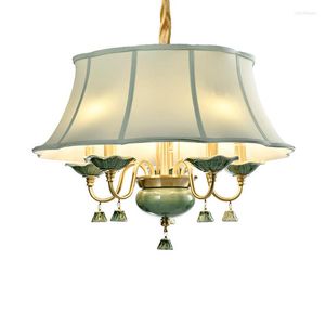 Lampadari Moderni Lampade a sospensione a LED Soggiorno Apparecchi tessili Ristorante Camera da letto Luci decorative Lamparas Illuminazione domestica Lampe