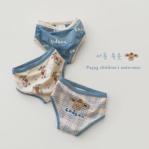 Panties 3Pieces Pack Boyes Triangle Baby Kids Boxer Briefs Children Cotton Underpants Adorable Cartoon Knickers 221205