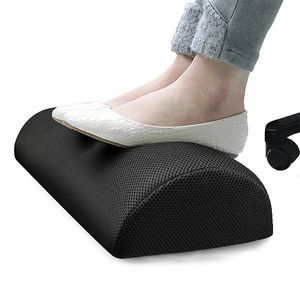 Pillow Semicircle Foot Rest Pad Slow Rebound Leg Office Ottoman Pregnant Woman Side Sleeping Knee Footrest Massage Support 221205