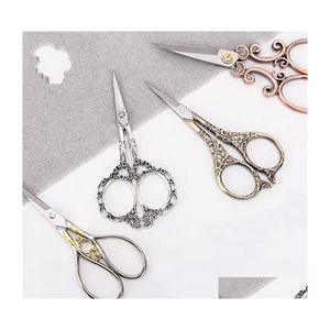 Scissors Retro Scissors Antique Vintage Thread Embroidery Scissor Sewing Supplies Stainless Steel Tailor Tool 5756 Q2 Drop Delivery Dhanm