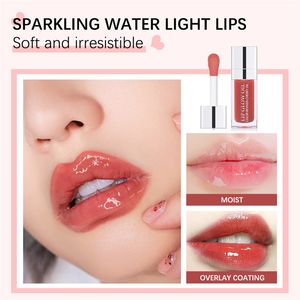 Bálsamo labial Crystal Jelly Hidratante Labios Aceite Plumping Lipgloss Maquillaje de larga duración Sexy Plump Tinted Make Up mudiwa