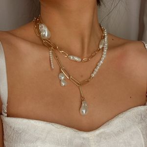 Faux pärla bröllopstillbehör halsband smycken för bröllop brud party prom klänning