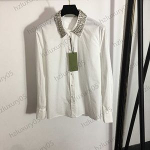 Женские блузкие рубашки пружинные топы светильника для ногтя
