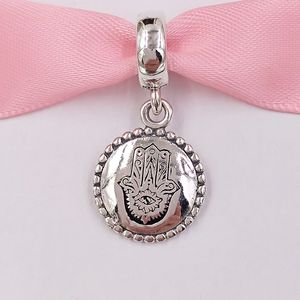 925 Sterling Silber Perlen Charm passend für europäische Pandora-Schmuckhalskette AnnaJewel
