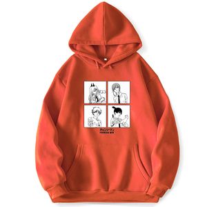 Män s hoodies tröjor Chainsaw man japansk anime manga hajuku män huva trapstar fickhoppare vårens höst pullover hombre 221203