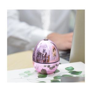 Other Home Decor Mini Humidifier Essential Oils Diffusers Eggs Plated Gold Trasonic Lovely Woman Man Desktop Accesories Arrival 19 0 Dhbpe