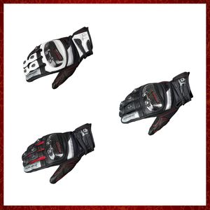 ST959 Carbon fiber motorcycle gloves leather breathable 3D Knight riding glove dry 3 colors