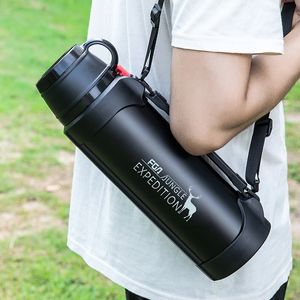 TER SHARSES NIEHAINA TRAVEL PORTABLE for Tea Large Coup Mugs for Coffee Water Bottleステンレス鋼1200 1900ml 221203