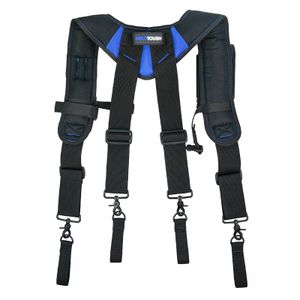 Suspenders Magnetic Suspenders Tool Belt Suspenders with Large Moveable Phone Holder Pencil Holder Adjustable Size Padded Suspends 221205