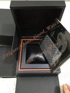 Watch Cases High Quality Black Watch Original Box Papers Handbag Boxes Used Calibre ETA 7750 Use Chronograph Watches