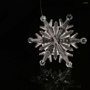 Chandelier Crystal Camal 2PCS 73mm Snowflake Clear Acrylic Bead Lighting Lamp Parts Curtain Party Home Room Christmas Decoration