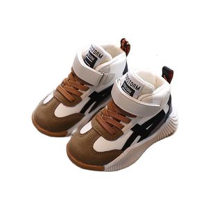 Sneakers maluch moda buty dla dzieci dla dziewcząt i chłopców jesienne buty pu skórzane mieszkanie dla dzieci 1 10Y Rozmiar 21 30 Biały 221205