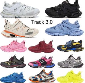 Sportskor Trainer Sneakers Track Runners Gomma Leather Nylon Tryckt för reseövning Träning Balenciagas Balencaiga Semestertrend Luxury