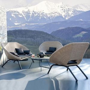 Mobili da campo esterno sedia rattan divano tavolino da caffè tavolino a tre pezzi set balcone cortile single sun room villa nordic art combinazione