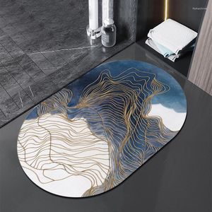 Badmattor marmor matta heminredning badrum mattan matta dusch vardagsrum sovrum moderna absorberande produkter