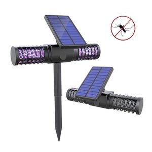 LED wielofunkcyjne światła Brelong Outdoor Solar Mosquito Killer 15W UV Pułapka fizyczna Absorpcja Elektronowa lampa Ocatalyst z Lig Otday