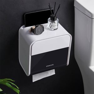 Toilet Paper Holders Waterproof Wall Mount Towel Dispenser Tissue Box Roll Wc Stand Case 221205