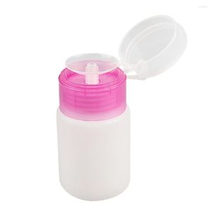 Бутылки для хранения портативные 60 мл/120 мл пустого прозрачного диспенсера бутылки пластикового лака для снятия лака для ногтей.