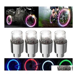 Novelty Lighting Flash LED Wheel Lights Bike Bicycle Cycling Car Tire Neon Vae Firefly Spoke Light Lamp f￶r Drop Leverans Lighting OT5CQ