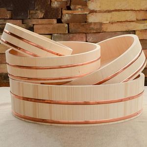 Soup Stock Pots Japanese Style Wooden Bucket Korean Food Container Kitchen Utensil Rice Mold Cuisine Making Tools Restaurant Sushi Plate Utensil 221203